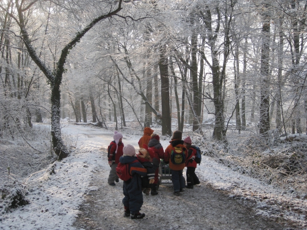 Ein Wintermärchen - mit der richtigen Kleidung, warmen Getränken und viel Bewegung macht uns die Kälte nichts aus.