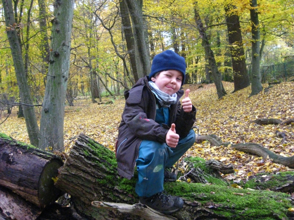 Waldkobolde sind selbstbewusst und stecken voller Ideen! Auf vorgefertigtes Spielzeug verzichten wir weitgehend und nutzen die anregende Umgebung des Waldes.