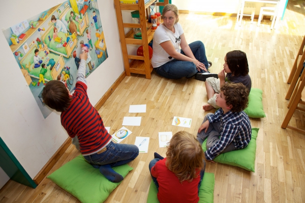 Kleingruppenangebot im Bereich der Sprachförderung
