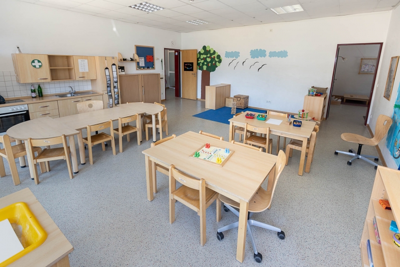Die Gruppenräume geben den Kindern eine Vielfalt an Möglichkeiten sich frei zu entfalten.