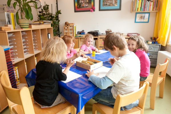 Beim Malen und kreativen Gestalten kann jedes Kind seine individuellen Fähigkeiten ausleben
