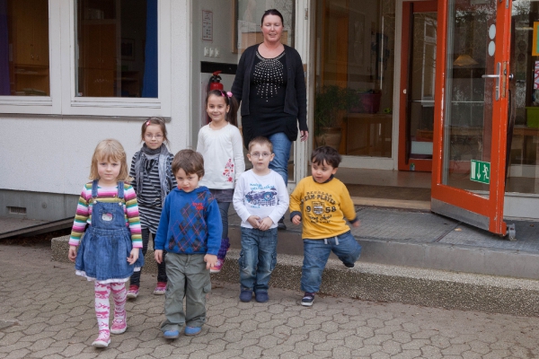 Eingang zur Kindertageseinrichtung.