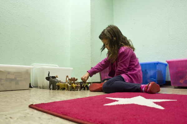 Rückzugsmöglichkeiten für Kinder, denn alleine spielen ist auch mal schön.