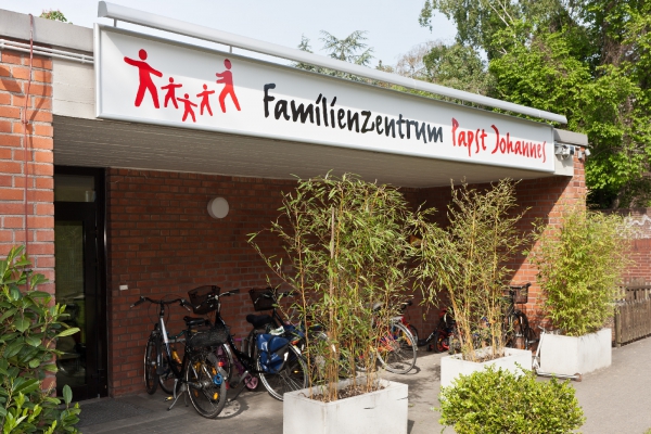 Die Integrative Kindertagesstätte Papst Johannes ist auch Familienzentrum.