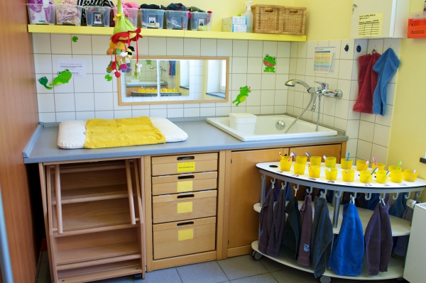 Badezimmer / Wickelbereich