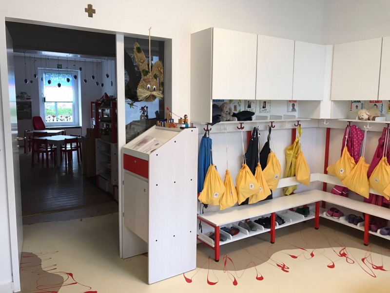 Übergabepunkt für die Eltern