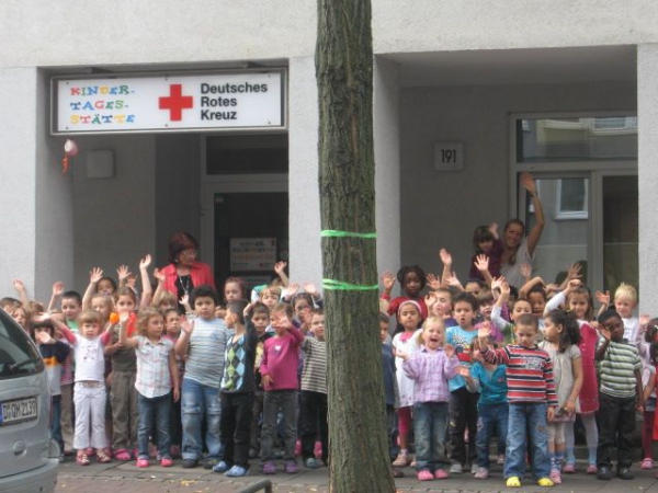 Eingangsbereich der Kindertagesstätte Wirbelwind