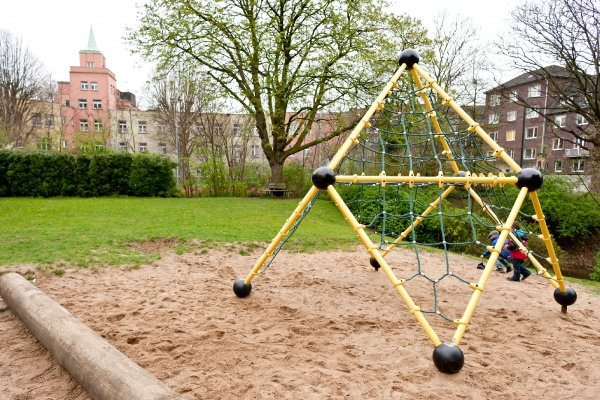 Wer hier ganz nach oben kommt besitzt Mut und Körpergefühl.