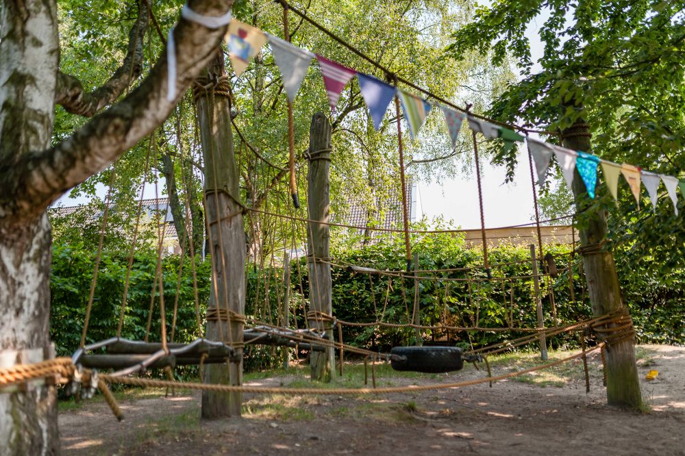 Der Seilpfad: Hier wird geklettert